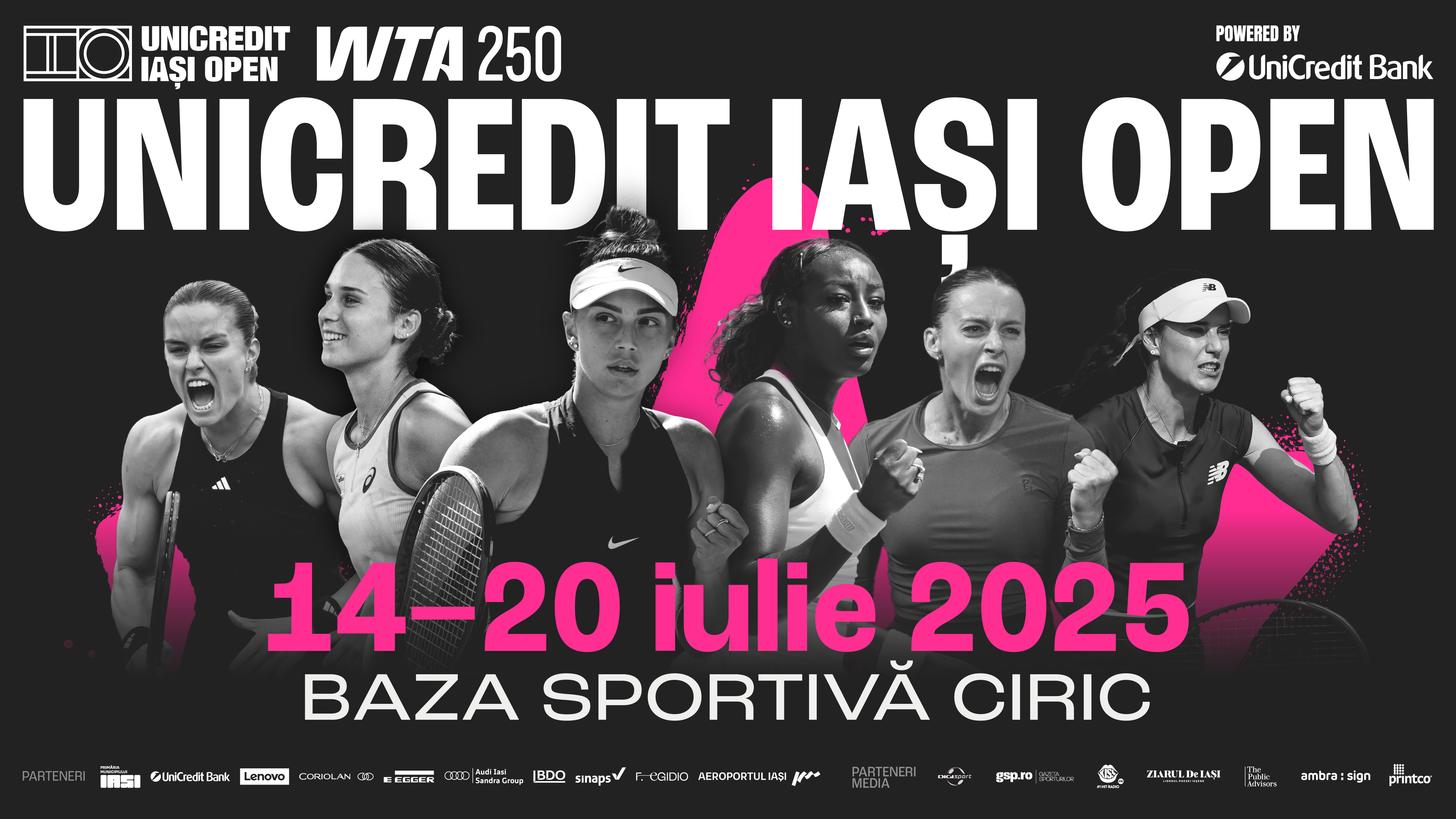 The list of players registered for UniCredit Iași Open 2025