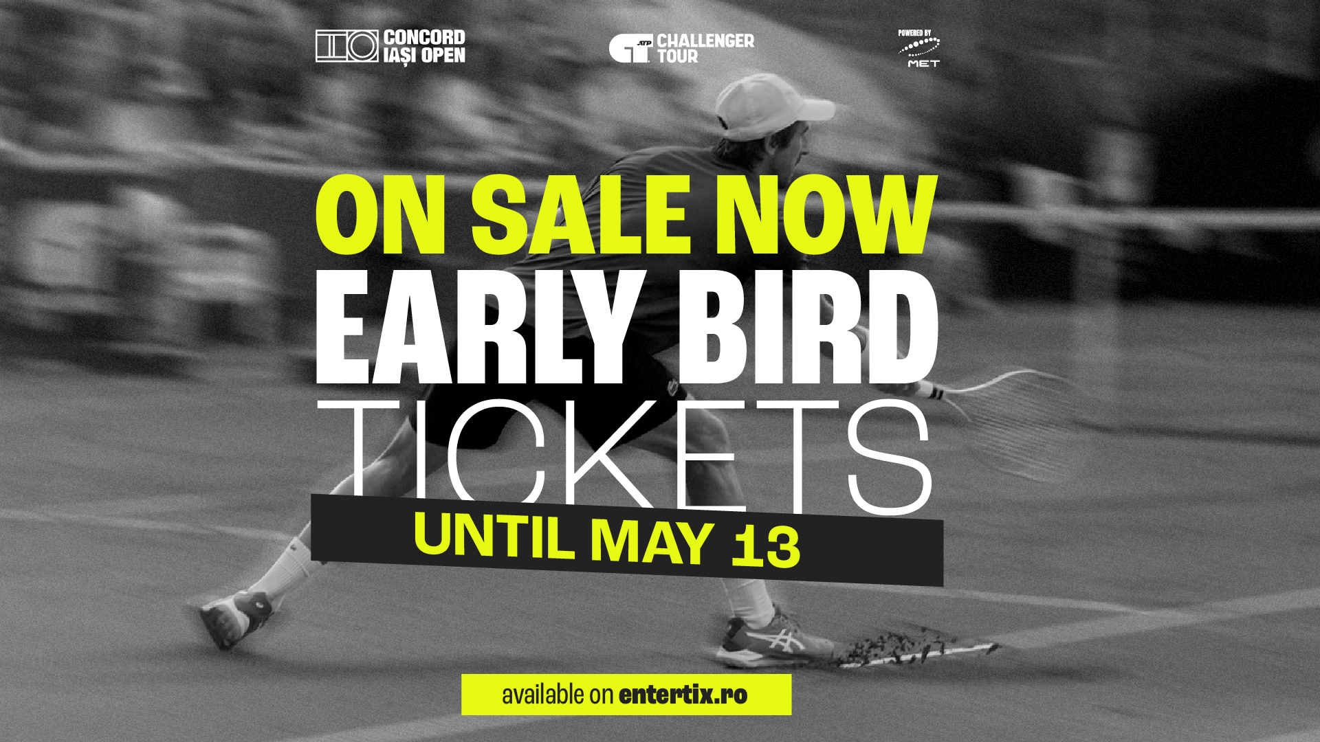 The sixth edition of the Concord Iași Open powered by MET will be a complete experience that combines sports with entertainment